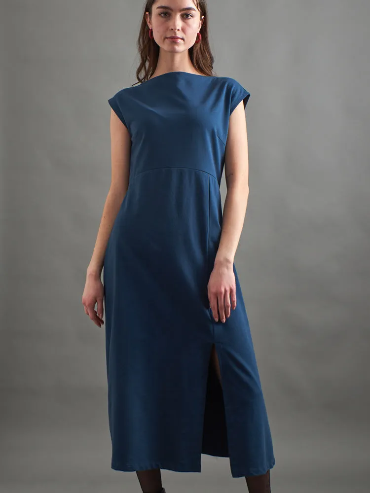 Elise Sheath Dress - Blue