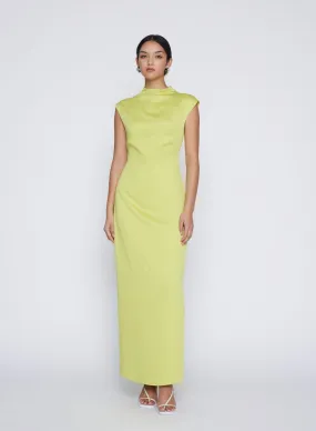 ESTELLE DRESS (CHARTREUSE)