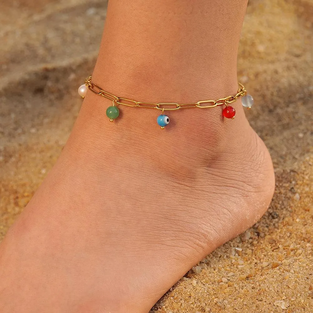 Evil Eye Charms Anklet