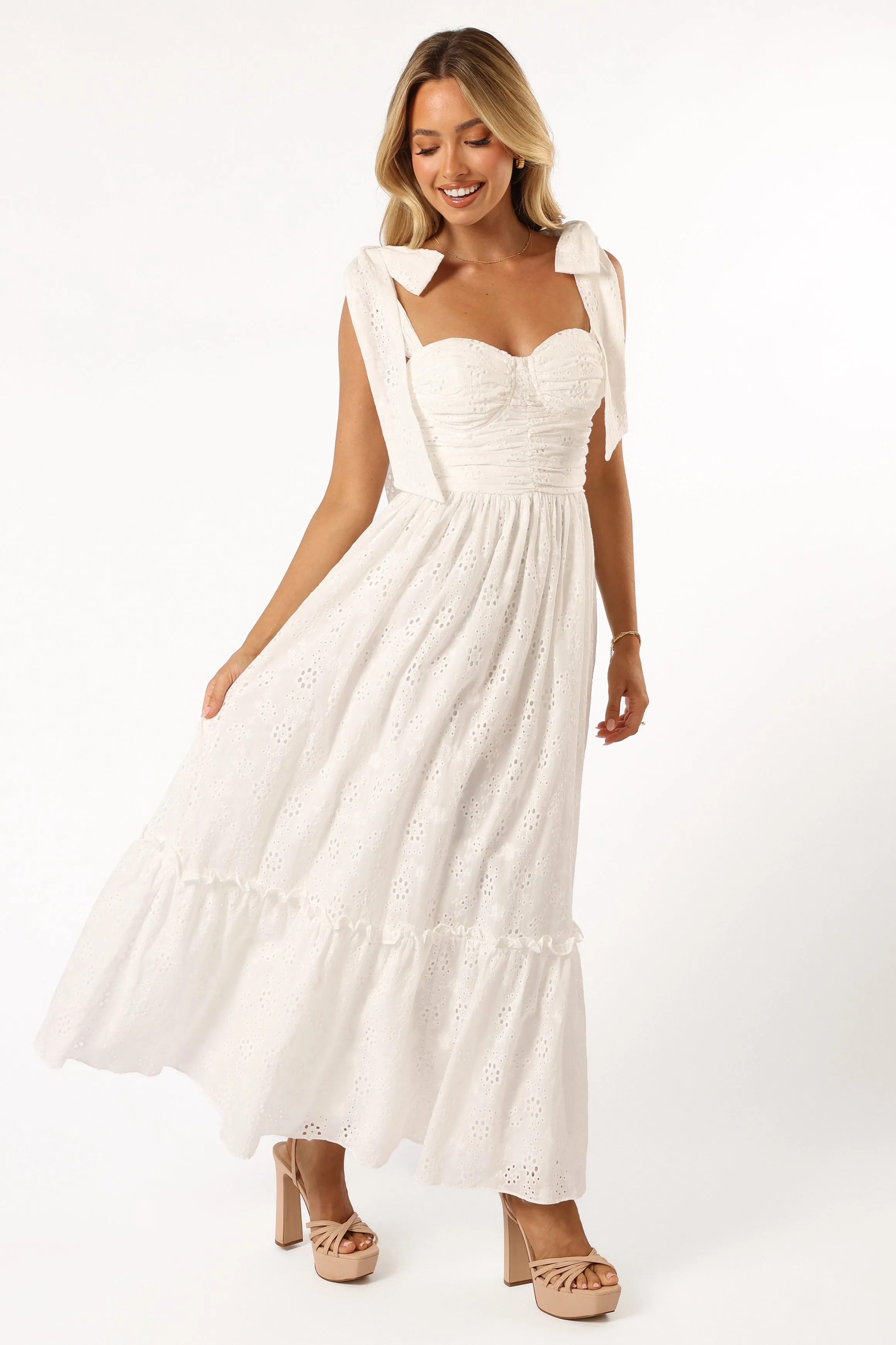 Fiora Maxi Dress - White