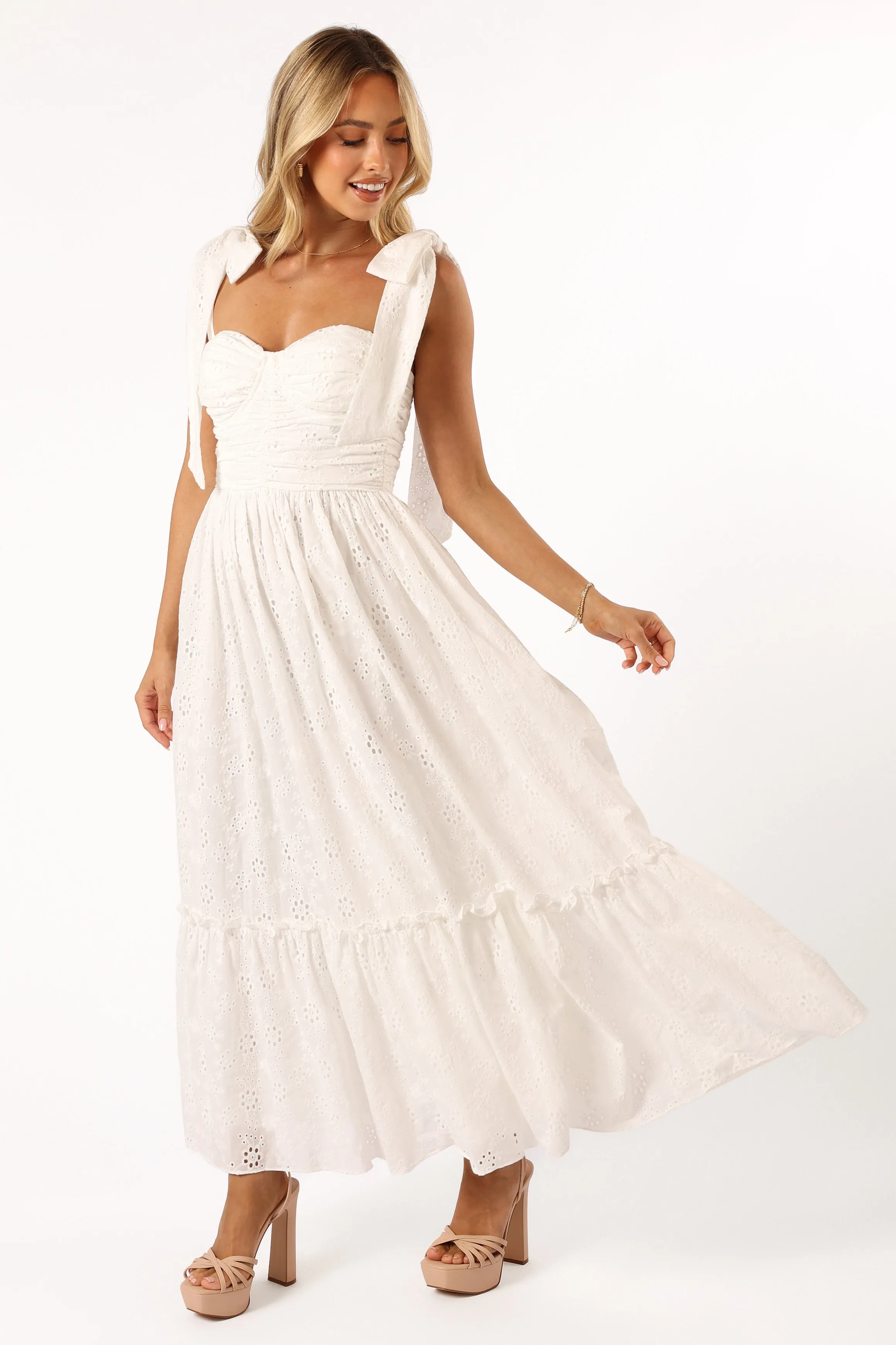 Fiora Maxi Dress - White