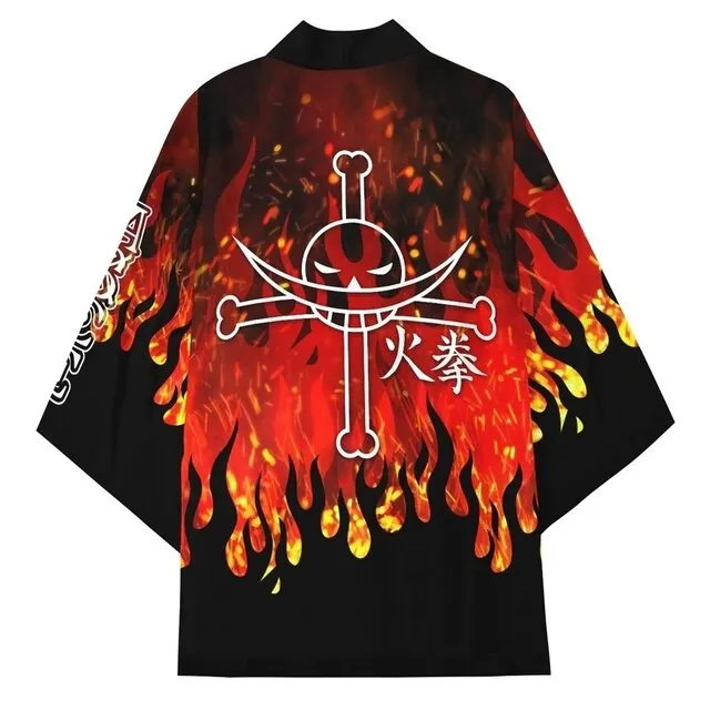 Fire Fist Tattoo Kimono Cardigan