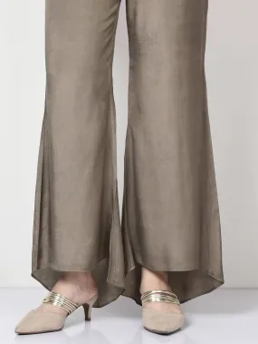 Flared Silk Pants