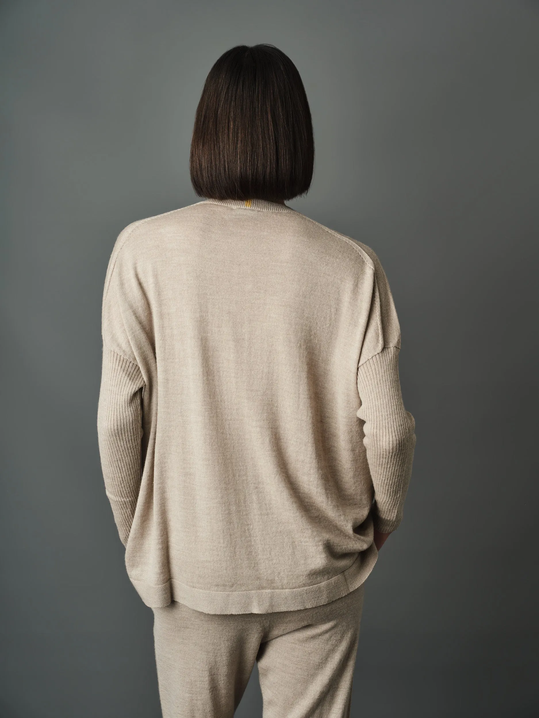 Foster V-Neck Relaxed Sweater