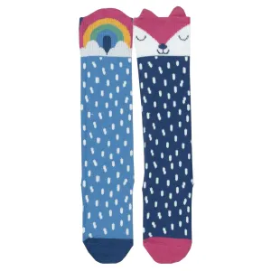 Foxy rainbow socks