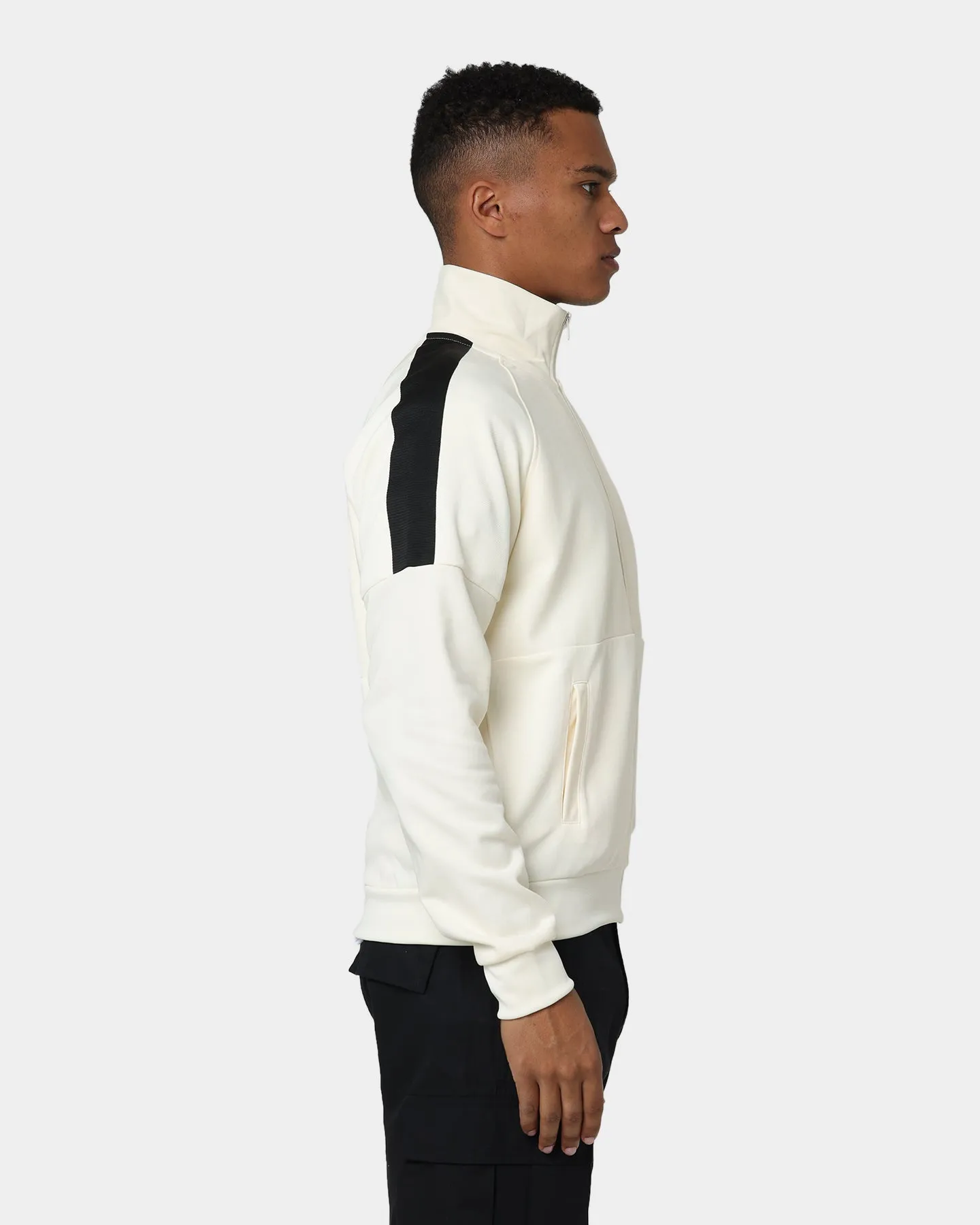 Fred Perry Panelled Track Jacket Ecru