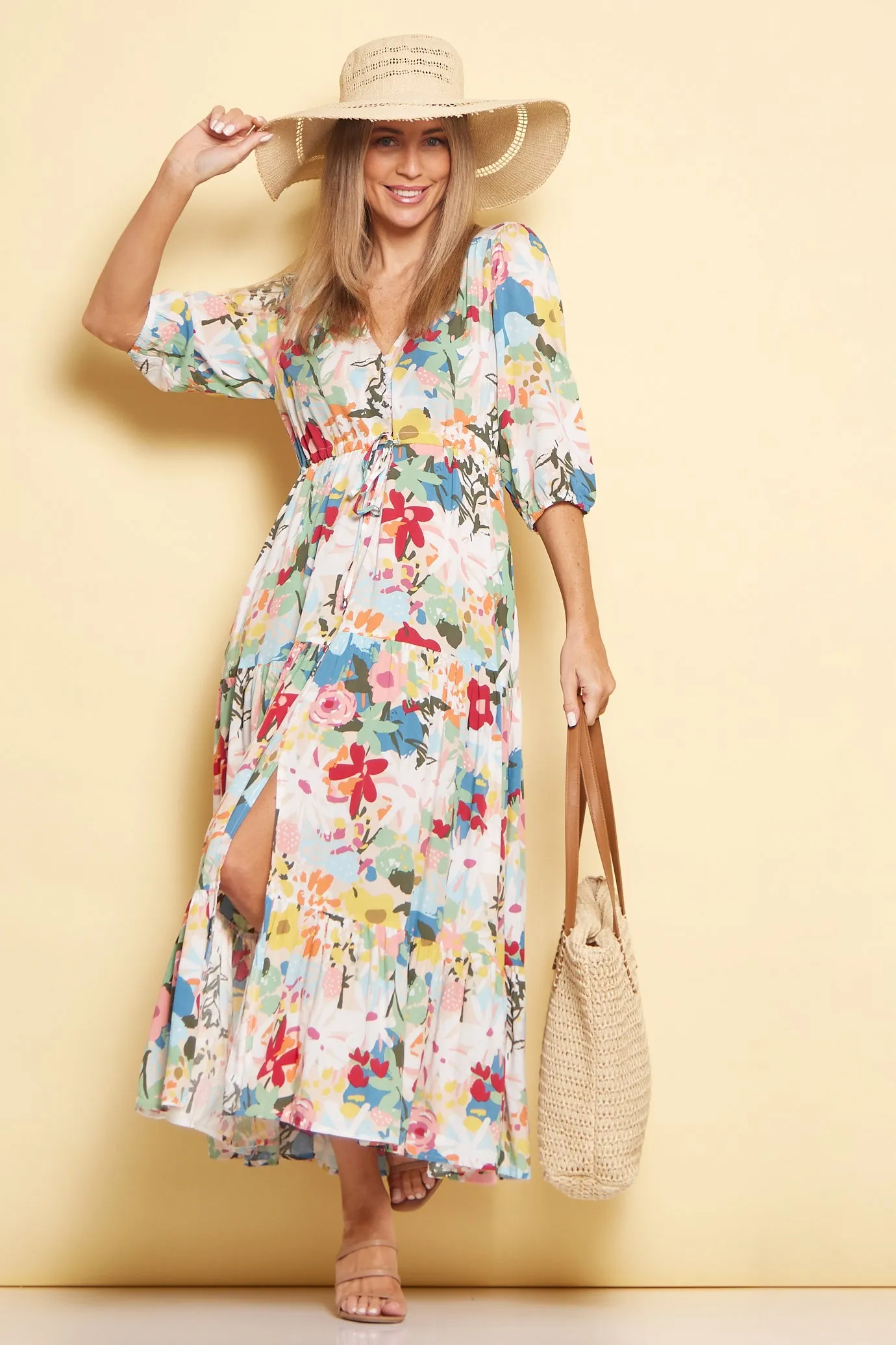 Freesia Dress - Breezy Floral