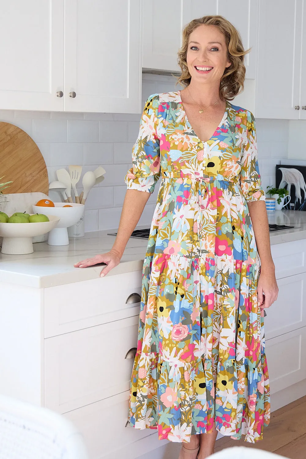 Freesia Dress - Multi Floral