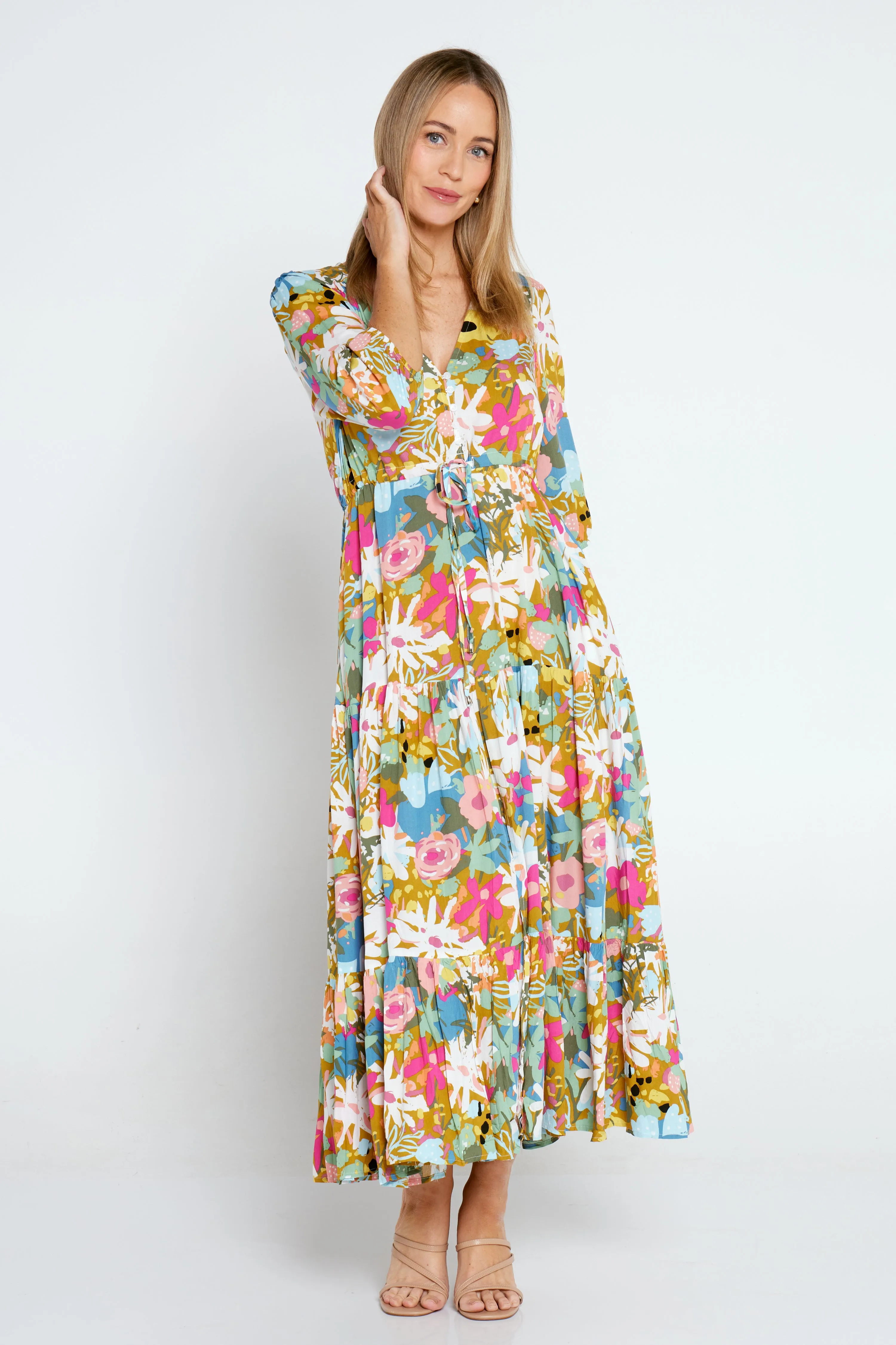 Freesia Dress - Multi Floral