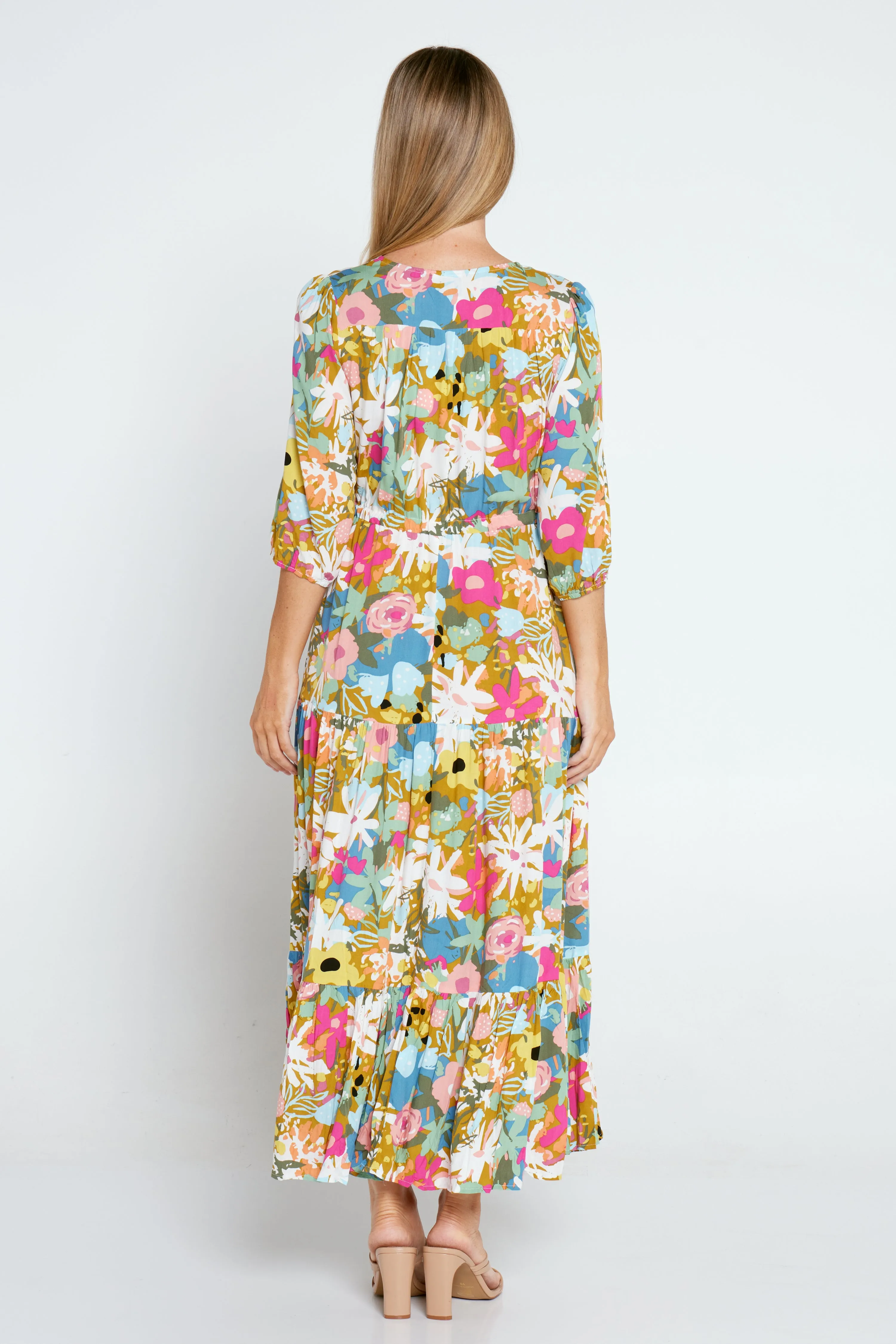 Freesia Dress - Multi Floral