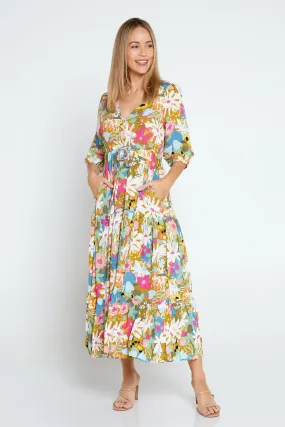 Freesia Dress - Multi Floral