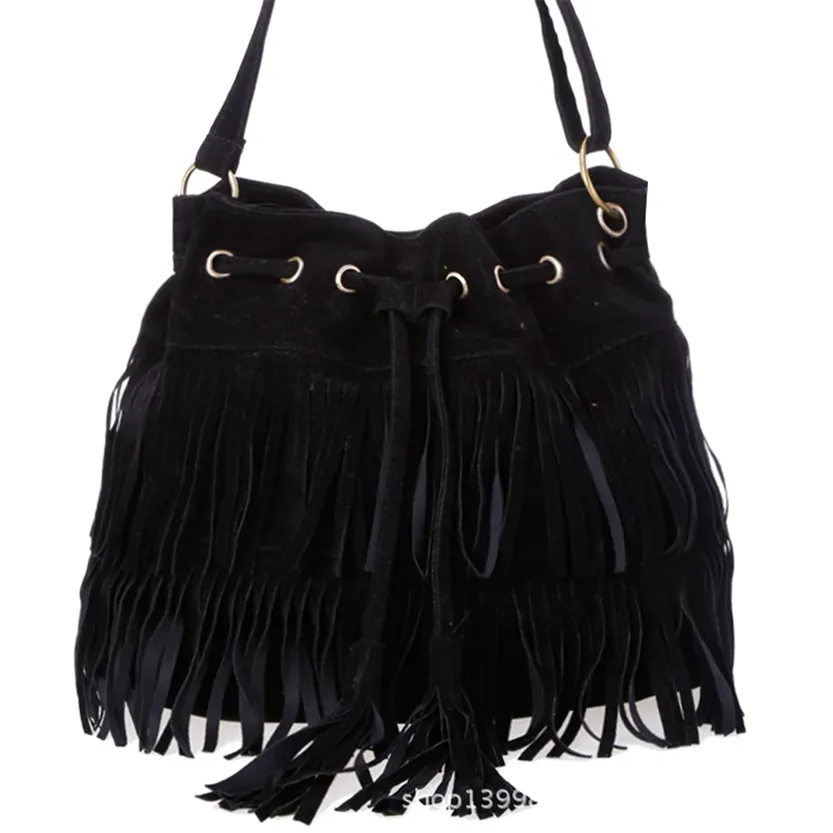 Funki Buys | Bags | Handbags | Women's Fringe Bucket Bag