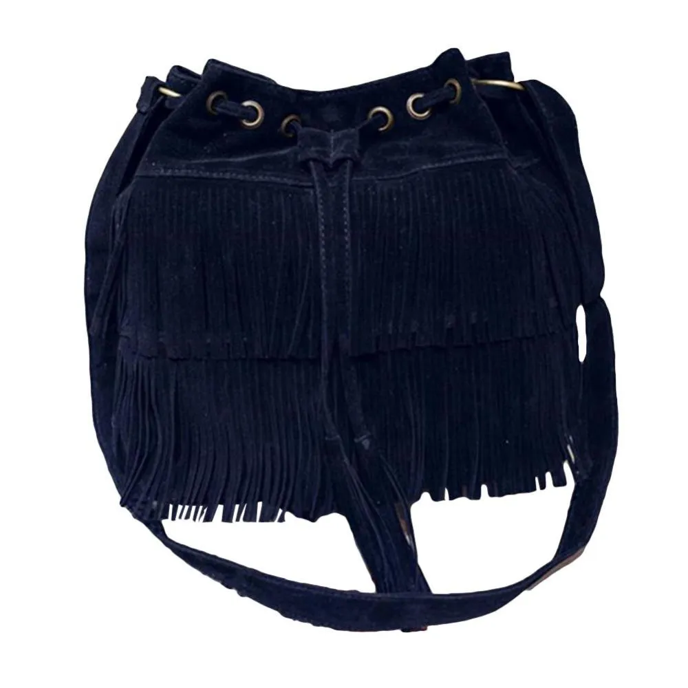 Funki Buys | Bags | Handbags | Women's Fringe Bucket Bag