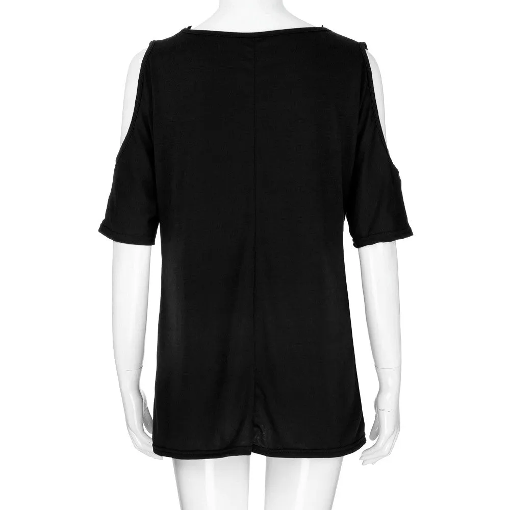 Funki Buys | Shirts | Women's Plus Lace Trim Open Sleeve Top