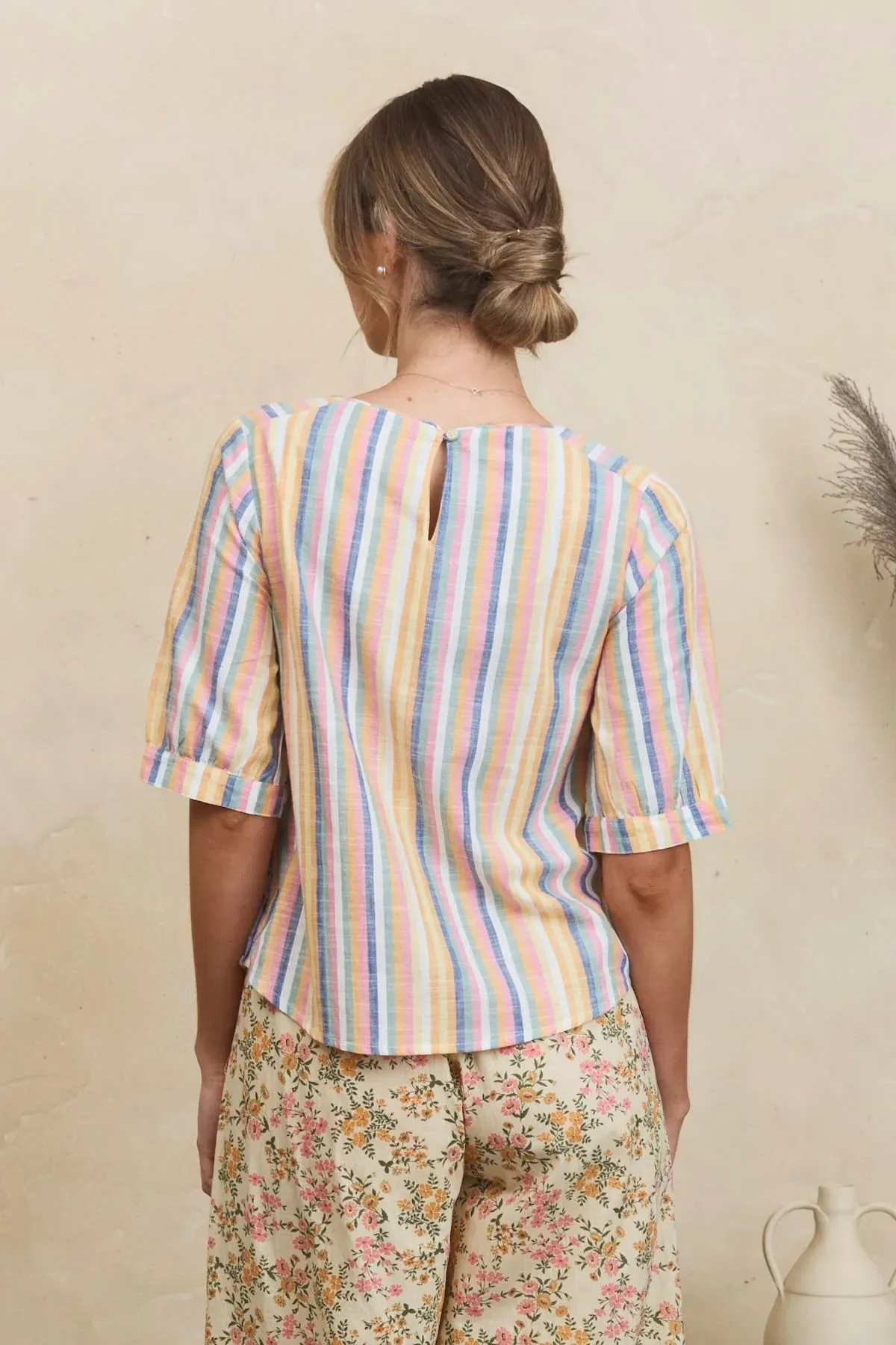 Gigi Top Summer Stripe