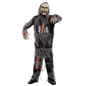 Horror Black Zombie Costume Cosplay - Child