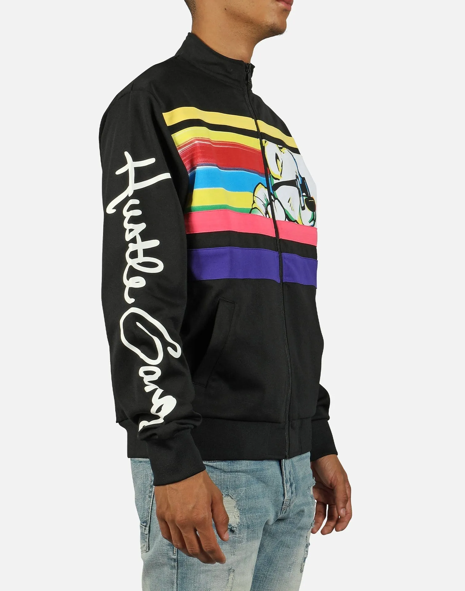 Hustle Gang H-BEAR PULL-UP TRACK JACKET