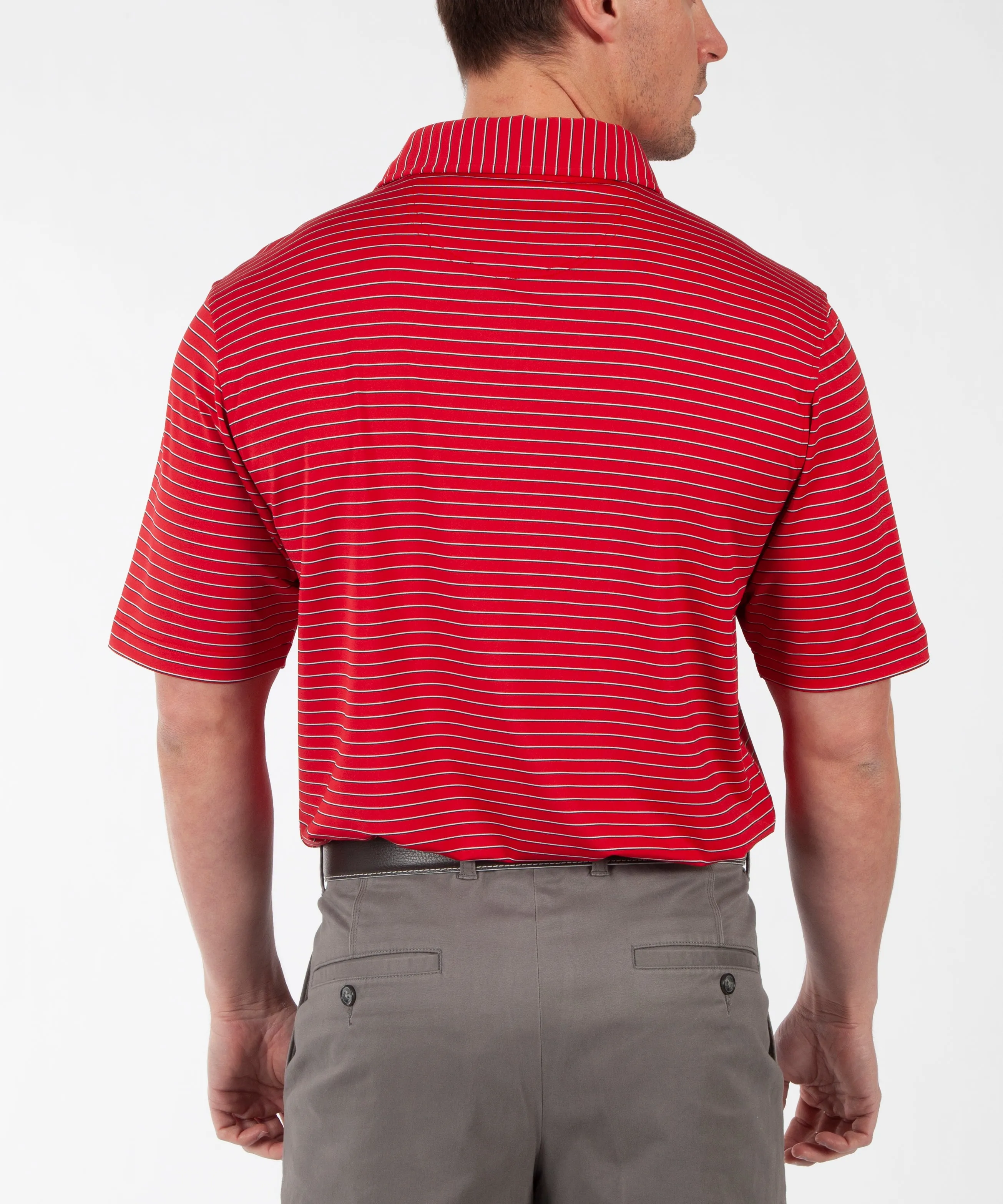 Jersey Cypress Stripe Polo