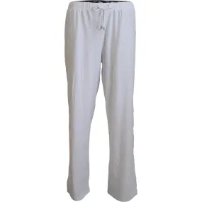 John Galliano Elegant Wide Leg Cotton Pants