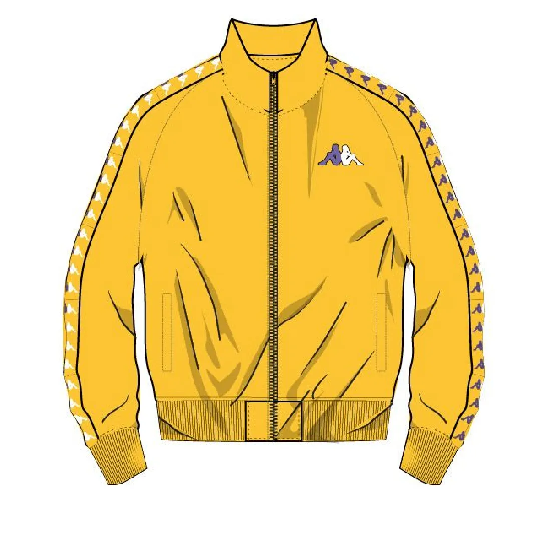 Kappa 222 BANDA CARAMBIE TRACK JACKET - YELLOW