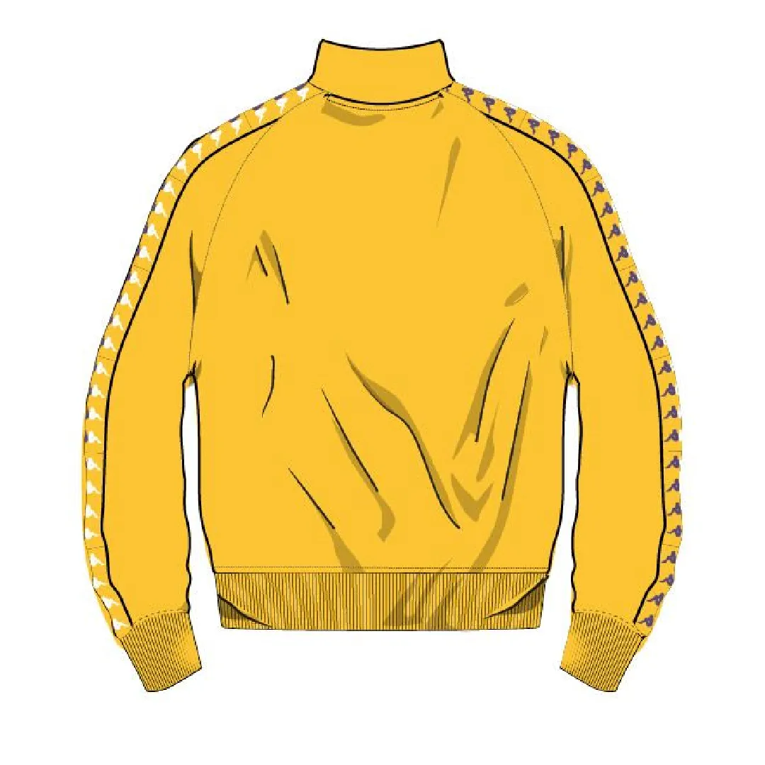 Kappa 222 BANDA CARAMBIE TRACK JACKET - YELLOW