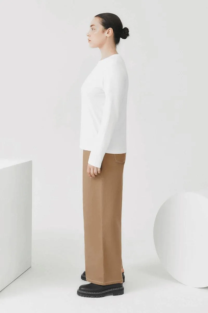 Kowtow Long Sleeve Top - White