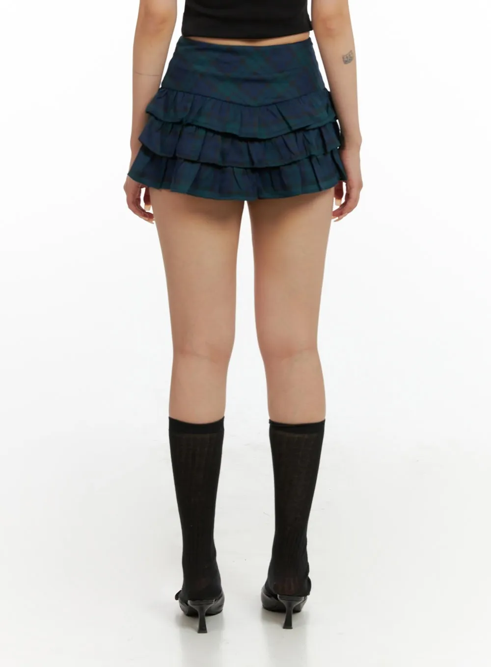 Layered Frill Mini Skirt CL415