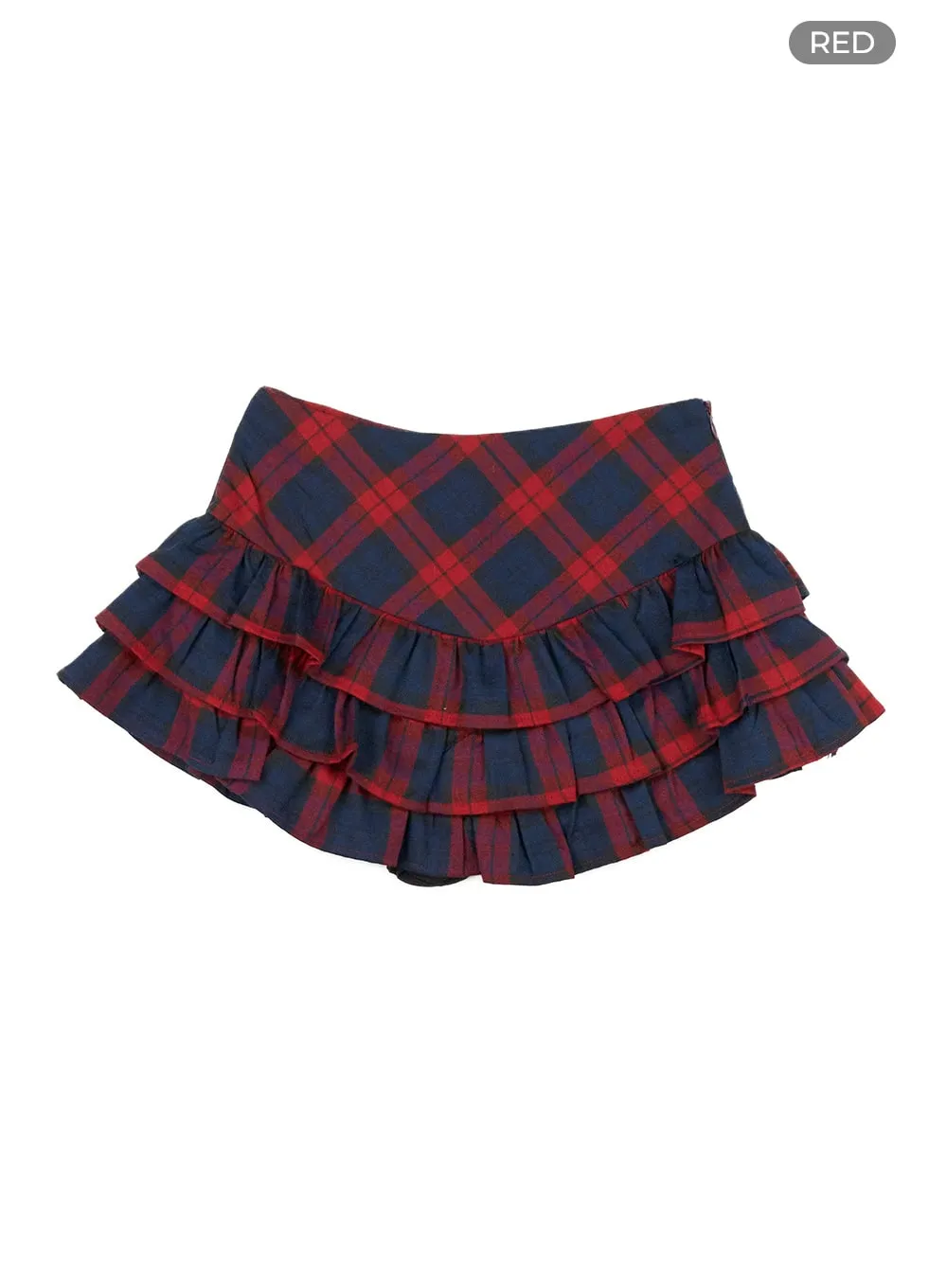 Layered Frill Mini Skirt CL415