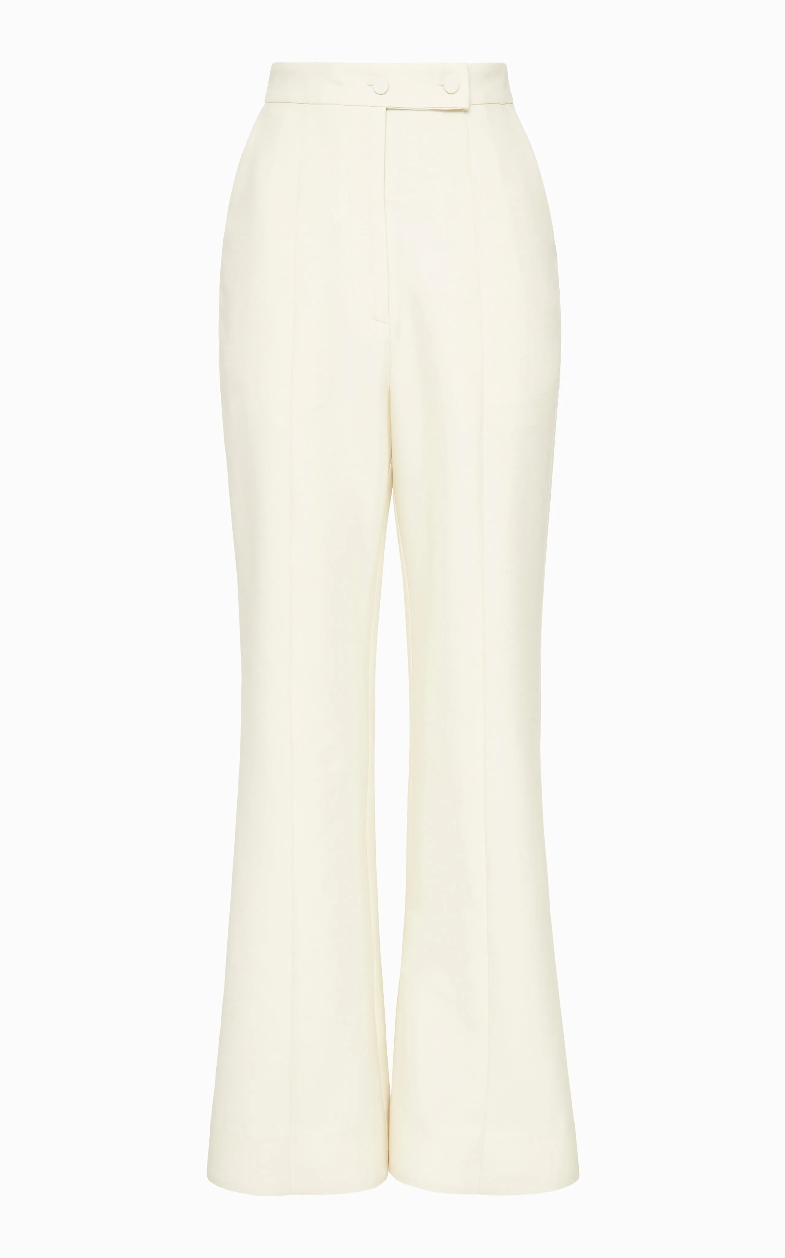 Lettini Crop Flare Pant | Ivory