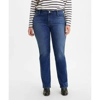 Levi's Women's Plus Straight Jeans Denim Sculpt Hypersoft