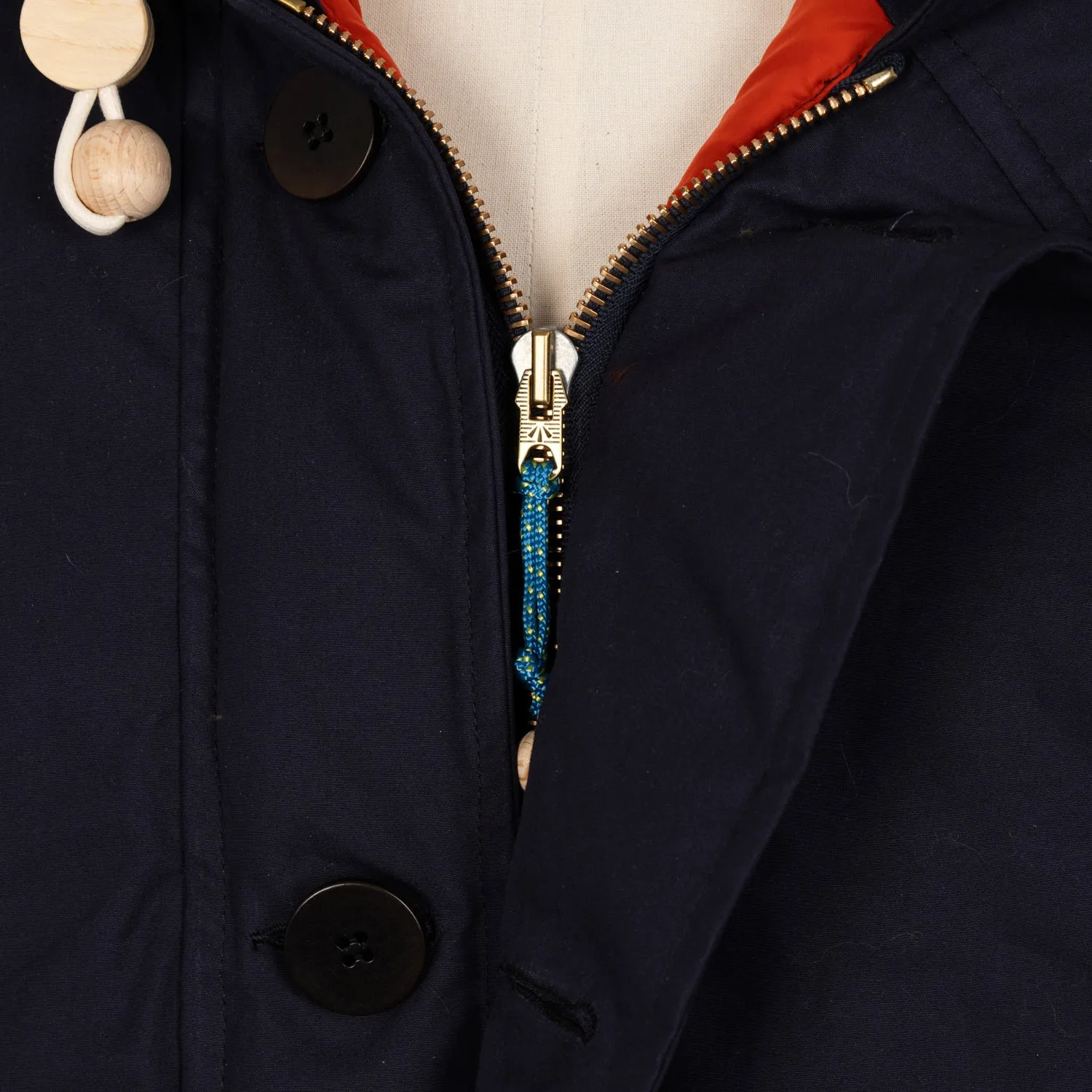 Limited Edition: Nigel Cabourn x MJ: Daunenparka "Iconic Everest Patchwork" aus Ventile-Cotton