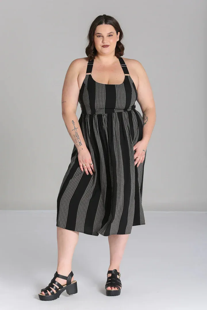 Lita Stripe Dress by Hell Bunny