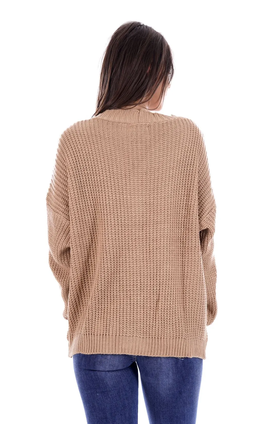 Lizalù Taglie Curvy Cardigan Beige