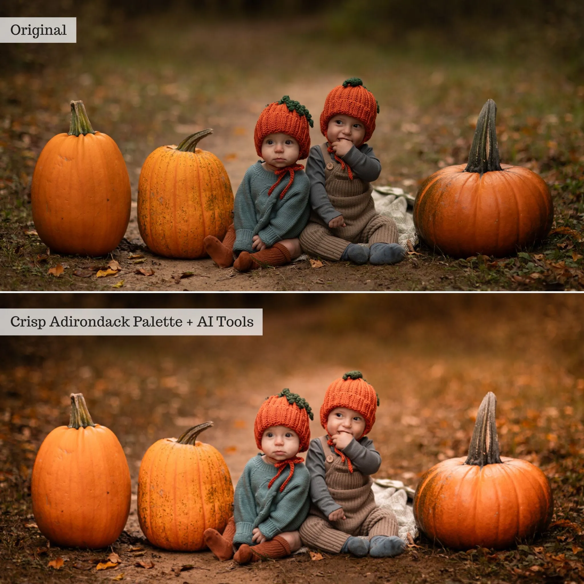 Luxe Hint of Spice Autumn Lightroom Presets & AI Tools – Desktop & Mobile