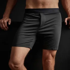 Luxe Lotus Relaxed Fit Boxer Short - Carbon