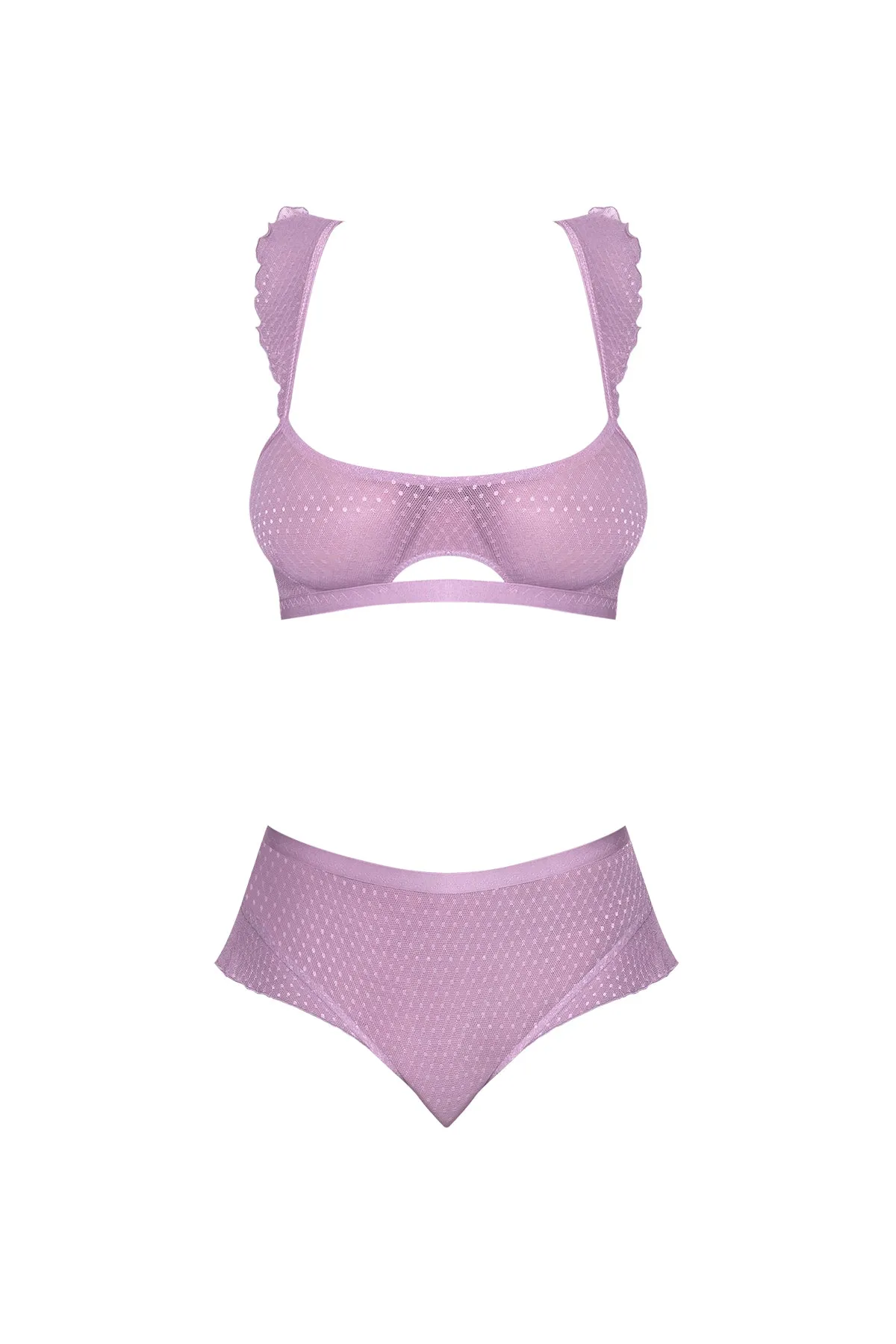 Magic Silk Girl Next Door Bralette & Panty Lilac