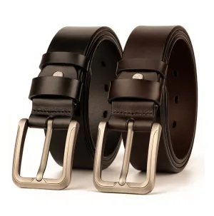 Matt Finish Casual Leather Belt