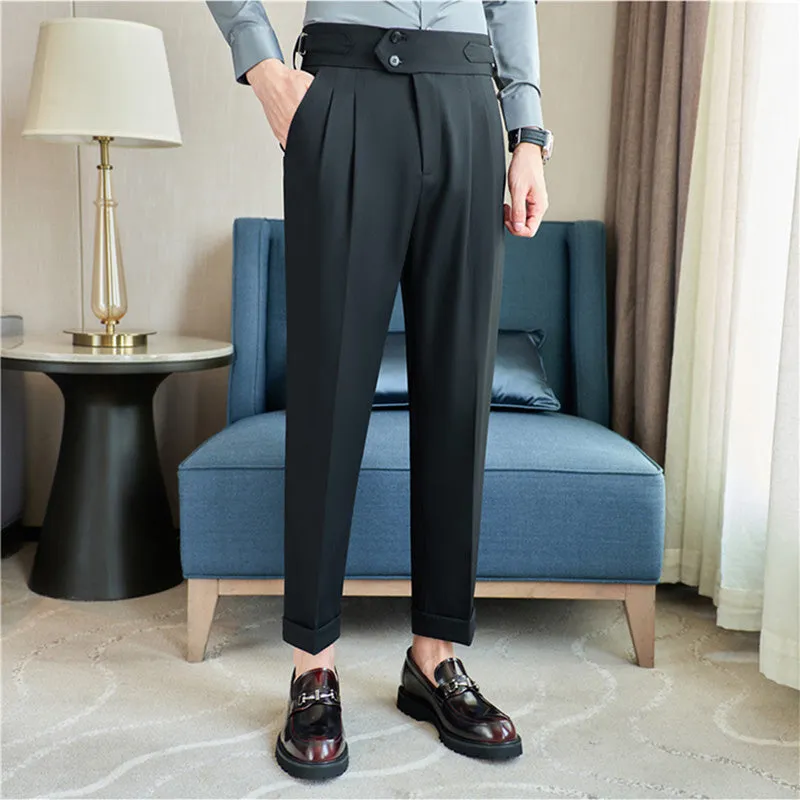 Men Business Slim Casual Dress Pants