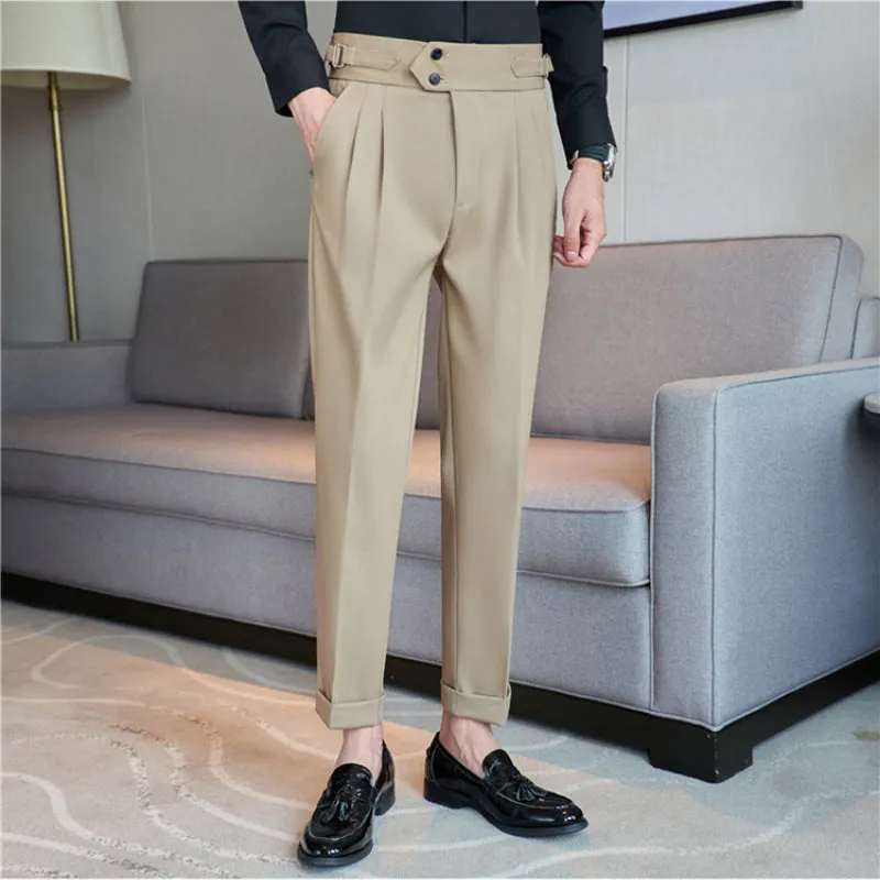 Men Business Slim Casual Dress Pants