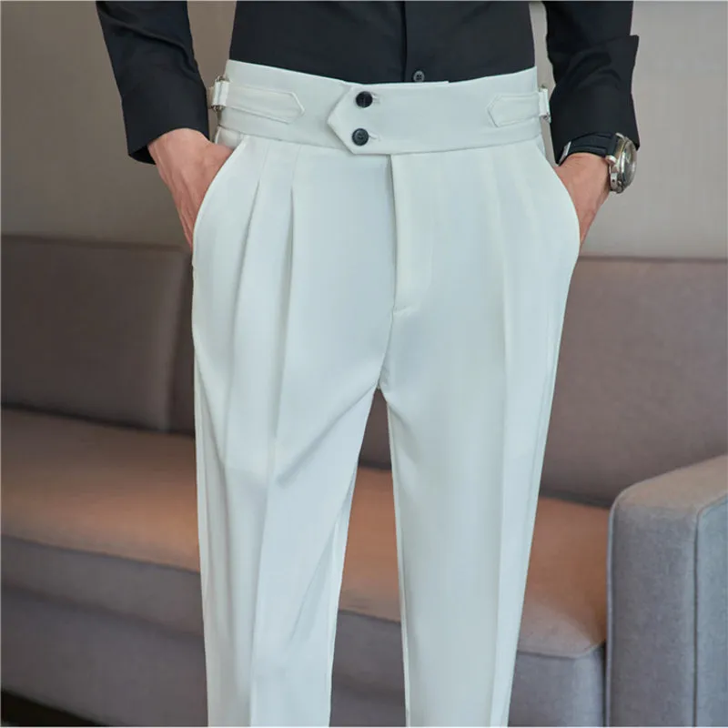 Men Business Slim Casual Dress Pants