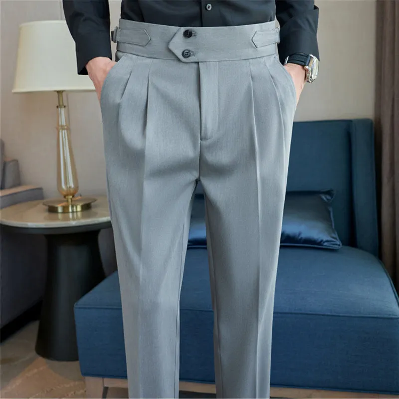 Men Business Slim Casual Dress Pants