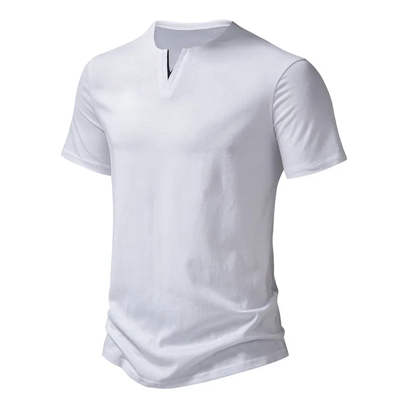 Men's V-Neck Casual Shirt