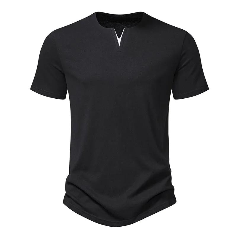 Men's V-Neck Casual Shirt