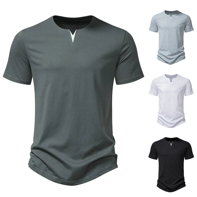 Men's V-Neck Casual Shirt