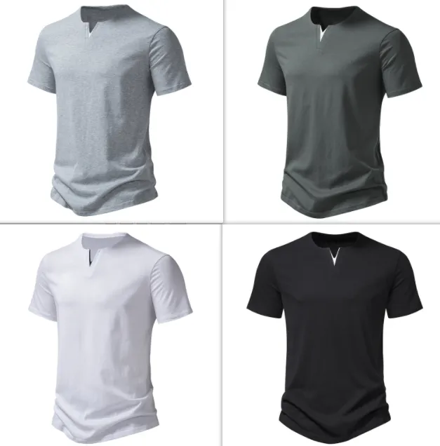 Men's V-Neck Casual Shirt