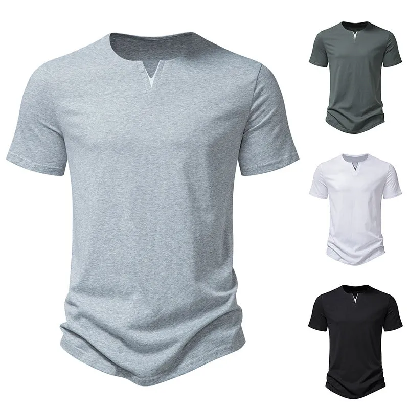 Men's V-Neck Casual Shirt