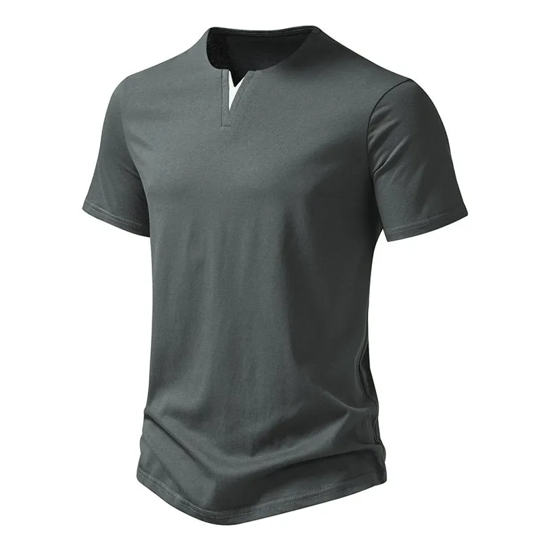 Men's V-Neck Casual Shirt