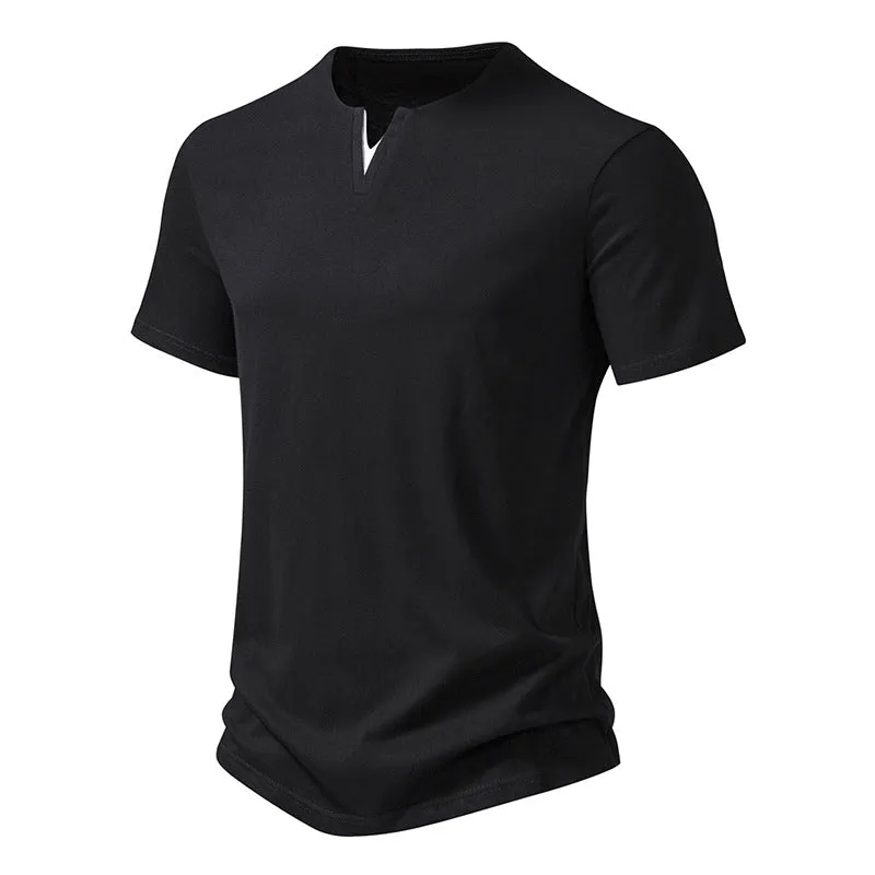 Men's V-Neck Casual Shirt