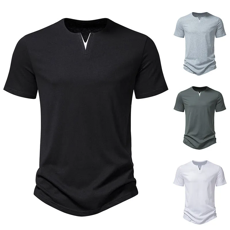 Men's V-Neck Casual Shirt