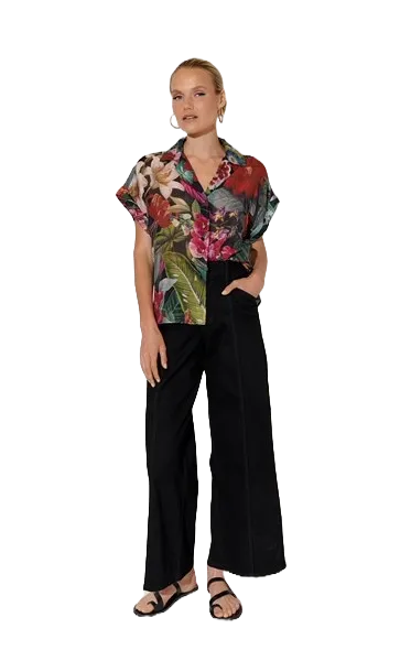 Miley Floral Short Sleeve Shirt